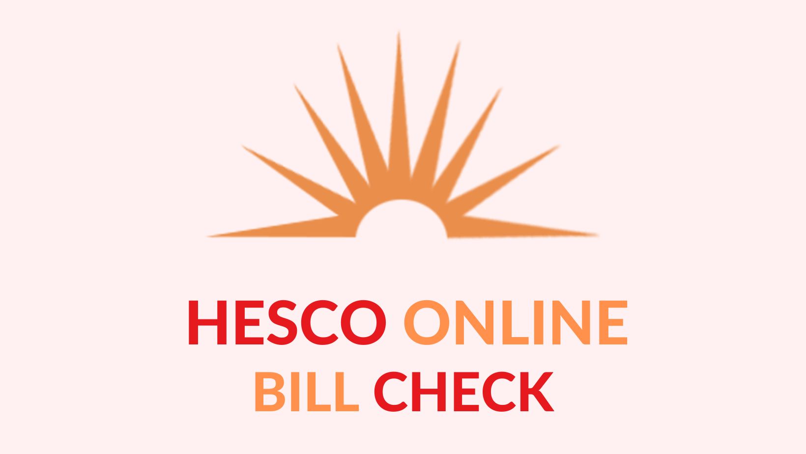 HESCO Bill Online