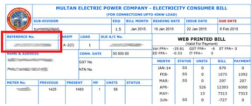 LESCO customer id